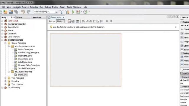 Bài 10 Java Swing Netbeans Drag and Drop720p H 264 AAC смотреть онлайн