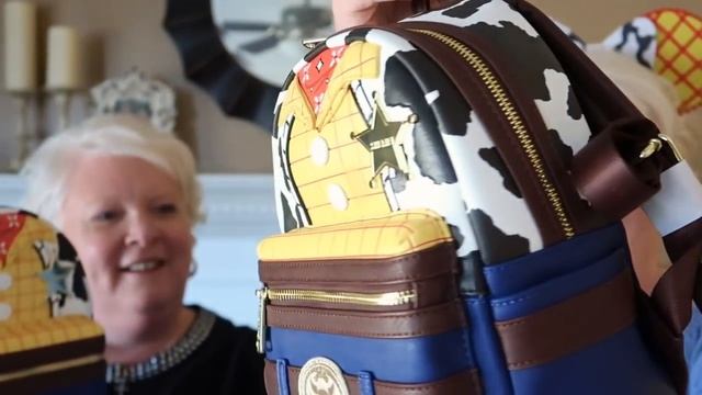 UNBOXING LOUNGEFLY! Toy Story "Woody" Mini BackPacks! Twin's Matching Bags! смотреть онлайн