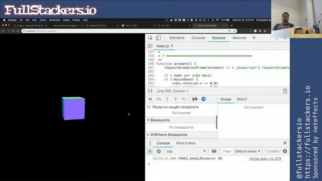 2018, Nov. 28 jSTL Meetup Three.js Overview смотреть онлайн