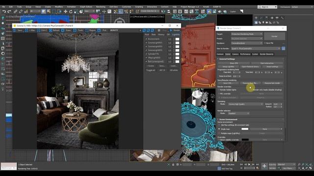 РАЗБОР НАСТРОЕК РЕНДЕРА. RENDER SETUP 2 ЧАСТЬ. ВКЛАДКА SCENE смотреть онлайн