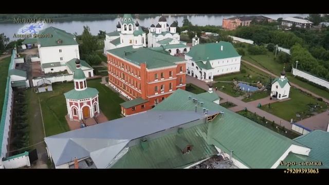 Спасо-Преображенский Монастырь Муром 2015 вид с верху смотреть онлайн