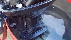 первый запуск лодочного мотора Микатцу 9,8 двухтатный