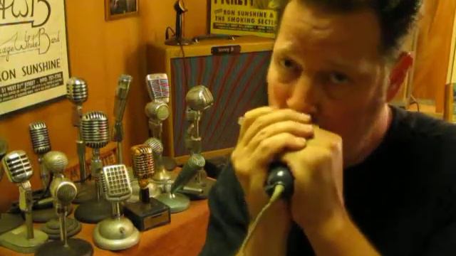 Vintage Japanese Dynamic High Impedance "National" Bullet Microphone for Harp, Vocals смотреть онлайн