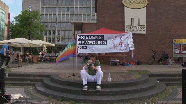 07.07.2014 Mahnwache für den Frieden in Essen : 2. Beitrag : Mirco смотреть онлайн