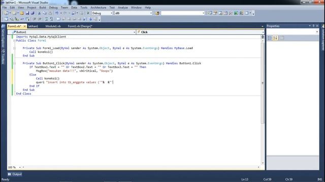 Membuat CRUD sederhana ( Botton SIMPAN, EDIT, HAPUS ) Visual Studio 2010 | MySql (xampp) смотреть онлайн