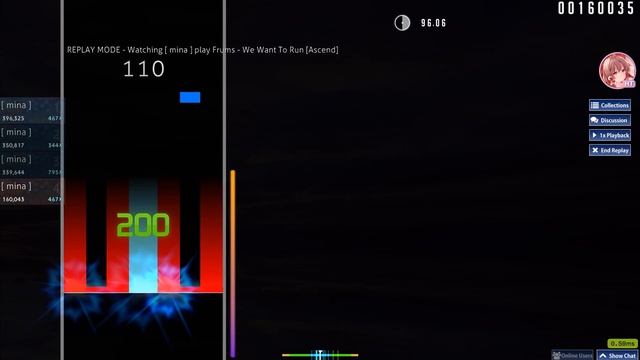 [osu!mania] We Want To Run [Ascend] +HT 95.02 смотреть онлайн