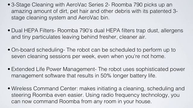 iRobot Roomba 790 Vacuum Cleaning Robot for Pets and Allergies смотреть онлайн