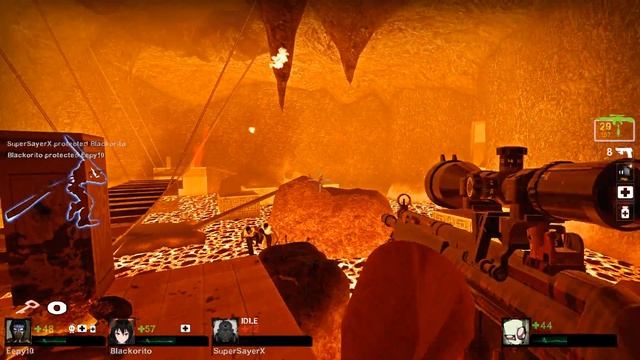 Left 4 Dead 2 - Legend of Zelda Fire Temple Custom Map смотреть онлайн