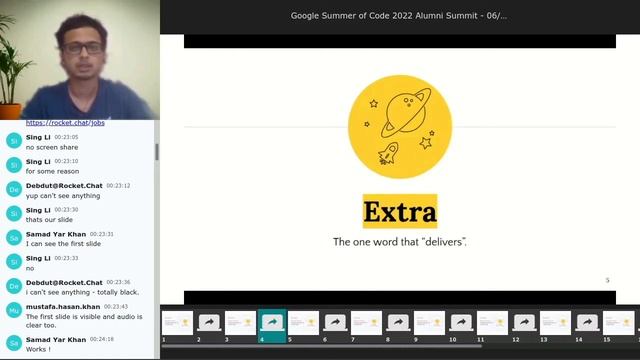 Rohan Lekhwani at Rocket.Chat Google Summer of Code Alumni Summit 2022 смотреть онлайн