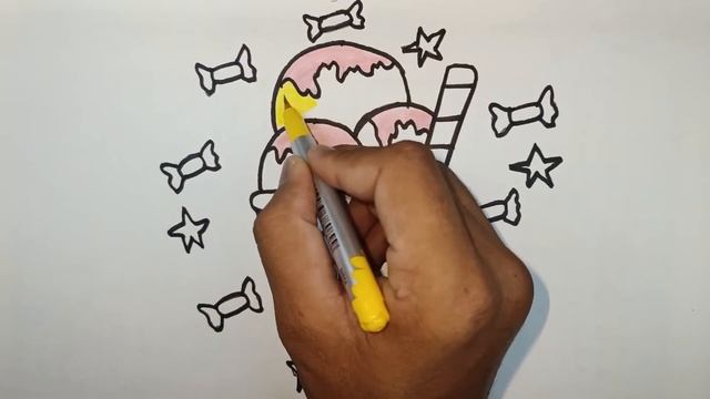 Amazing Ice- Cream Drawing I How To Draw Ice Cream and Painting for kids &Toddler смотреть онлайн