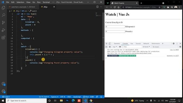 Watch Property | VUE JS 2 [Arabic] #vue_js_2 смотреть онлайн