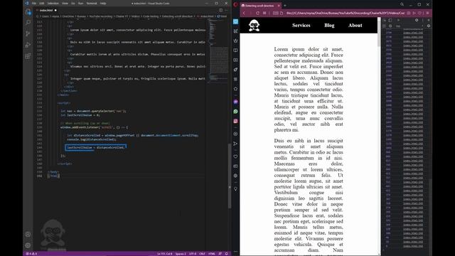 How to Hide your Header on Scroll смотреть онлайн