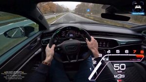 ОБЗОР AUDI RS7 C8 НА 950 Л.С. / *331 КМ\Ч* / АВТОБАН [БЕЗ ОГРАНИЧЕНИЯ СКОРОСТИ] от AutoTopNL