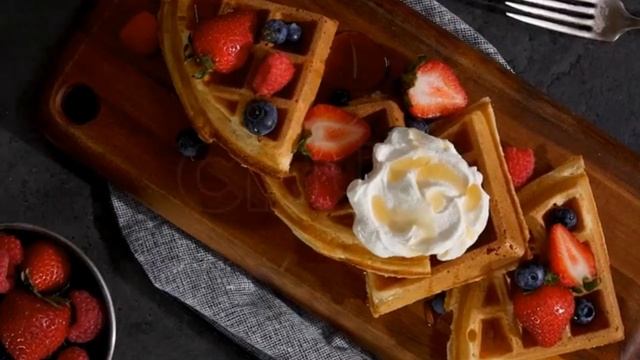 Crux Double Rotating Belgian Waffle Maker with Nonstick Plates, Stainless Steel Housing смотреть онлайн