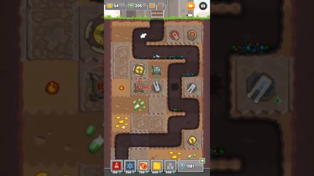 Digfender Walkthroughs ★ Level 11 ★ Cursed Relic смотреть онлайн