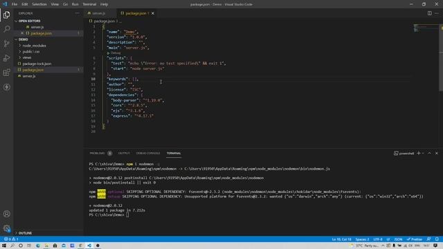 What is nodemon? - tamil | Nodemon install смотреть онлайн