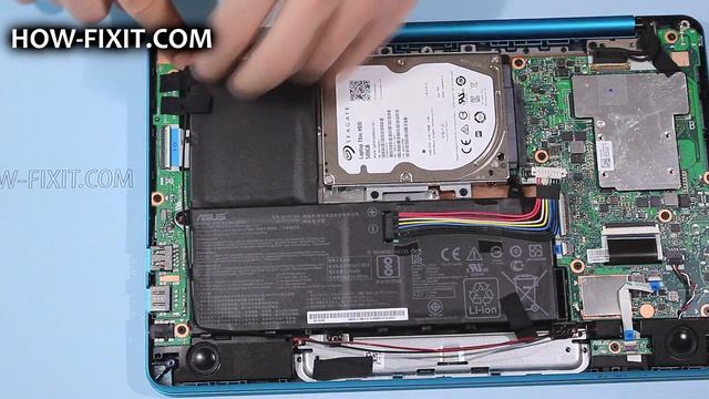 How To Disassembly And Battery Replacement Asus EeeBook E202