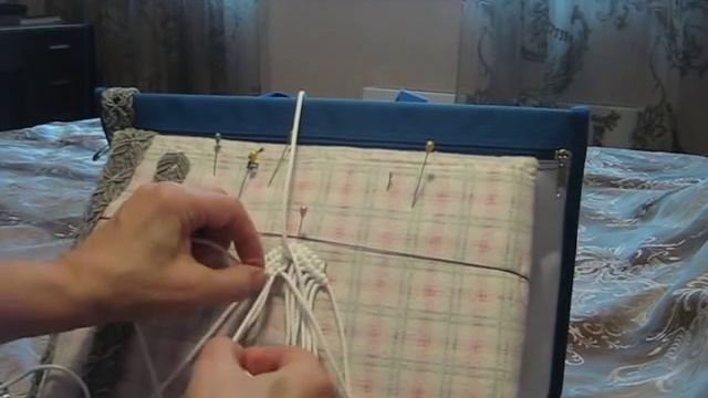 Плетение пояса в технике макраме Урок 2 смотреть онлайн