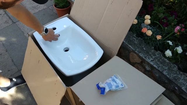 Распаковка - Биде напольное Cersanit Carina