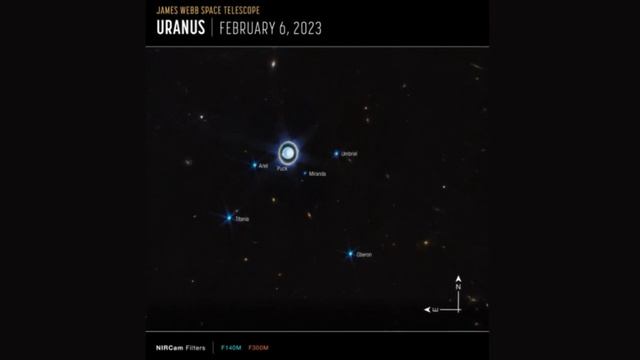 Rings around Uranus! James Webb Space Telescope captures stunning image of ice giant смотреть онлайн