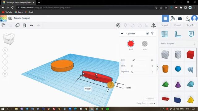 Створення моделі шестерні в Tinkercad смотреть онлайн