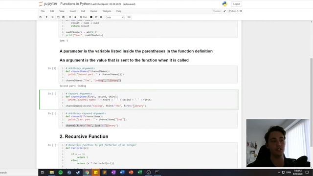 Functions and Recursion in Python смотреть онлайн