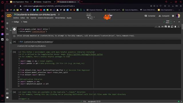 Instrucciones para correr un notebook de python en Google Colab смотреть онлайн