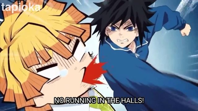 Zenitsu being mauled by Tomioka because of his hair for 1 minute and 29 seconds смотреть онлайн
