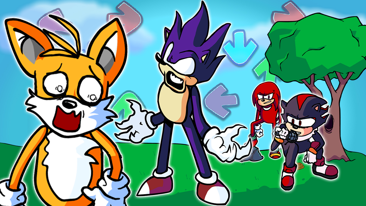 ШЕДОУ И ДАРК СОНИК ТРОЛЛЯТ ТЕЙЛЗА ► Friday Night Funkin' Vs. Tails Gets Trolled V3