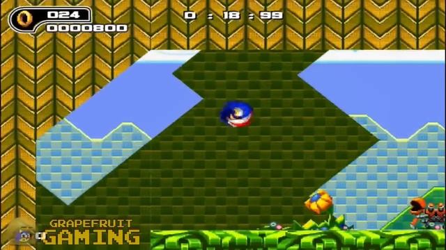 Grapefruit Plays Sonic The Hedgehog (Annoying Orange Gaming) смотреть онлайн