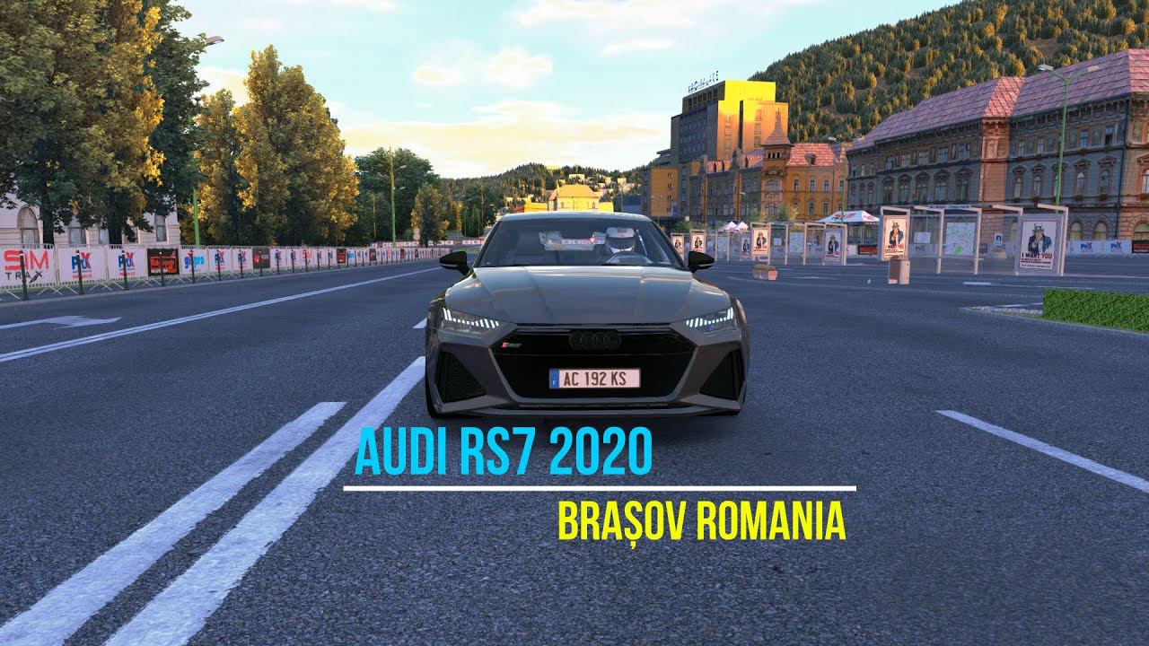 Audi RS7 Sportback 2022 - Brașov Romania | Assetto Corsa. смотреть онлайн