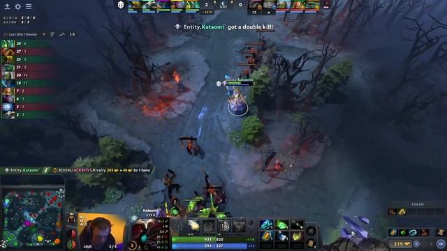 Kataomi`s Pos 4 SVEN early game impact against BooM смотреть онлайн