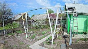 Как сделать шпалеру для винограда пошагово. 2 х плоскостная шпалера для винограда своими руками.