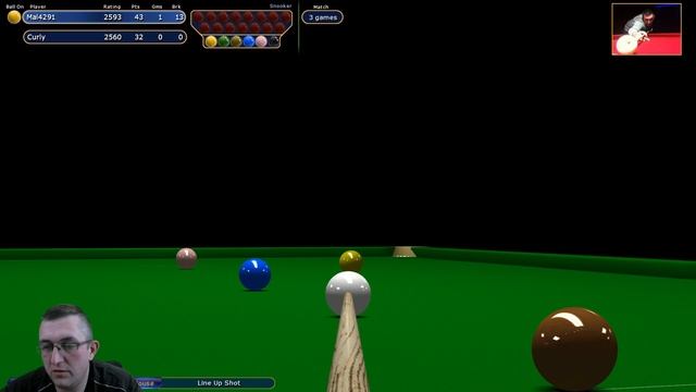 Virtual Pool 4 | #55 | Snooker vs Curley | Instructional VP4 Tuition with Mal255 смотреть онлайн