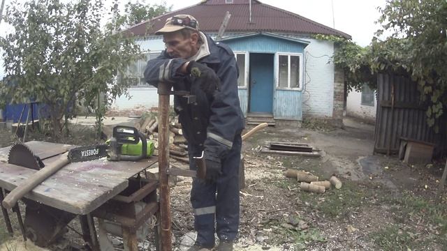 Приспособление для пилки дров смотреть онлайн