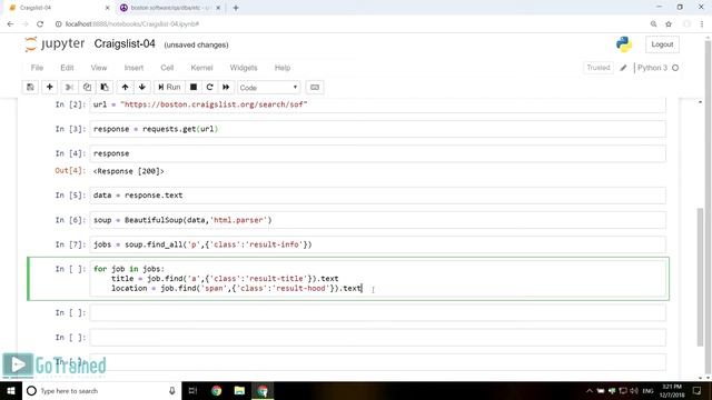 4. Python Web Scraping 101 - Job Details Wrapper смотреть онлайн