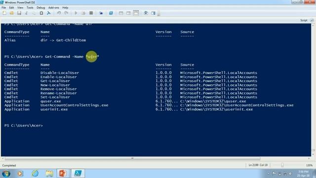 Get-Command CmdLet - PowerShell Tutorial - Class 9 смотреть онлайн