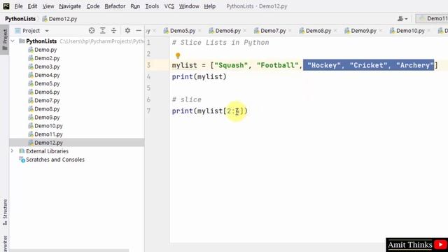 How to Slice Lists in Python | Amit Thinks смотреть онлайн