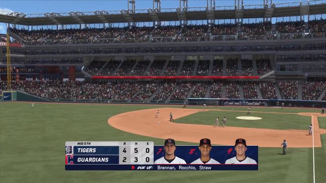 MLB The Show 24 Detroit Tigers vs Cleveland Guardians part 1 смотреть онлайн