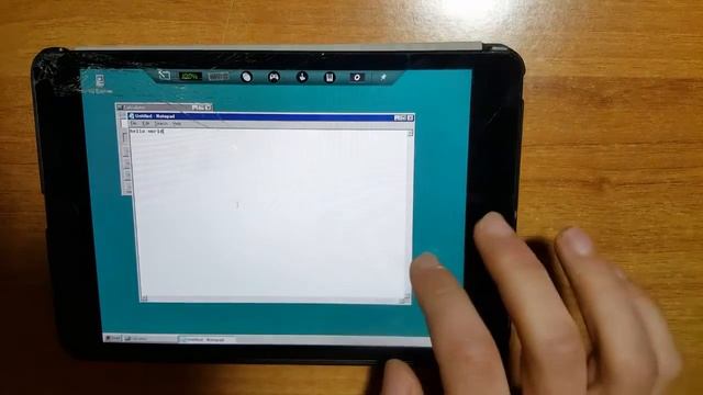 How to start Ms Dos Microsoft Windows 98 on Mini Ipad 1 apple ios jailbreak смотреть онлайн