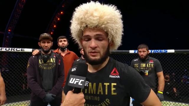 Words After The Fight Khabib Nurmagomedov. Слова Хабиба  после боя.