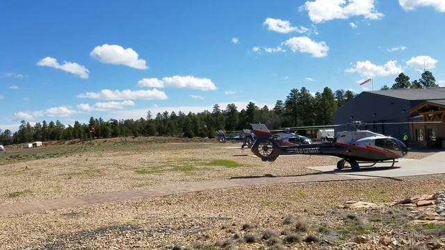 Airbus Helicopter EC130 taking off смотреть онлайн