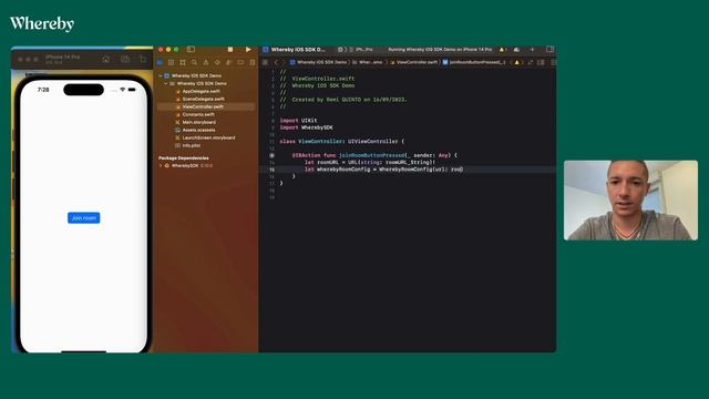 Getting Started With the iOS SDK | Whereby Embedded смотреть онлайн