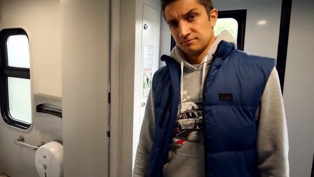 Vip электричка в России тест драйв момент с туалетом))) смотреть онлайн