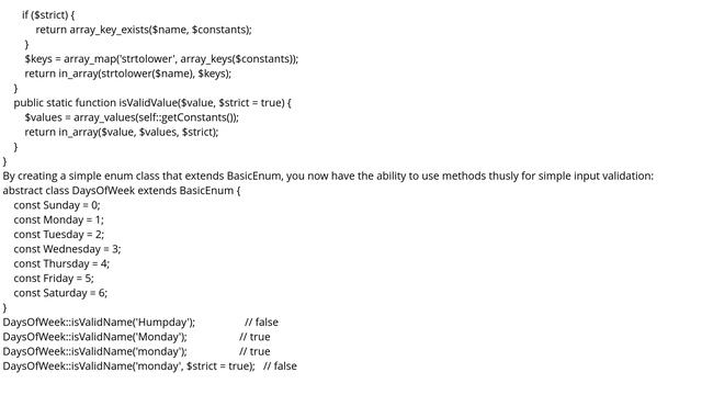 Enumerations on PHP смотреть онлайн