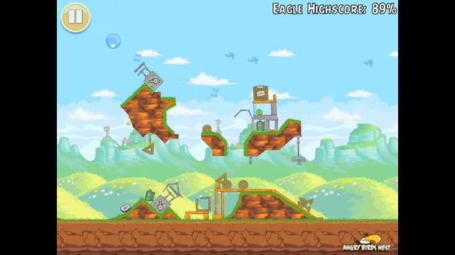 Angry Birds Red's Mighty Feathers 23-11 100% Feather Mighty Eagle Walkthrough смотреть онлайн