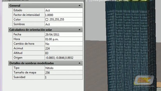 40.2.1-b Autocad 2013. Asignación de Luces a Modelos 3D. смотреть онлайн