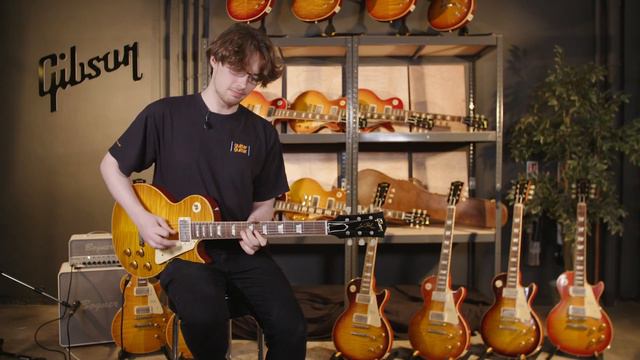 Gibson Custom Shop | Handpicked Late 50's Les Paul Reissue Lemon Burst VOS | #GG035 смотреть онлайн