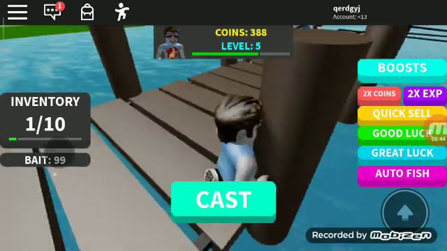 Симулятор рыбалки в Roblox смотреть онлайн