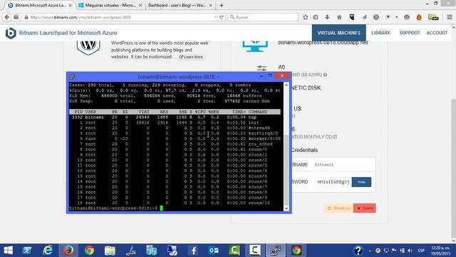 Conectarse a maquina virtual con Bitnami Wordpress en Microsoft Azure смотреть онлайн